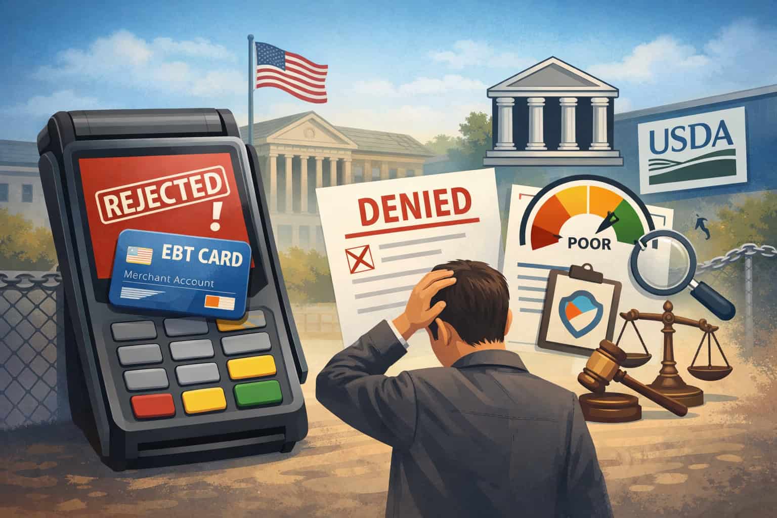 What “EBT Merchant Account Rejection” Really Means (And Who Can Reject You)