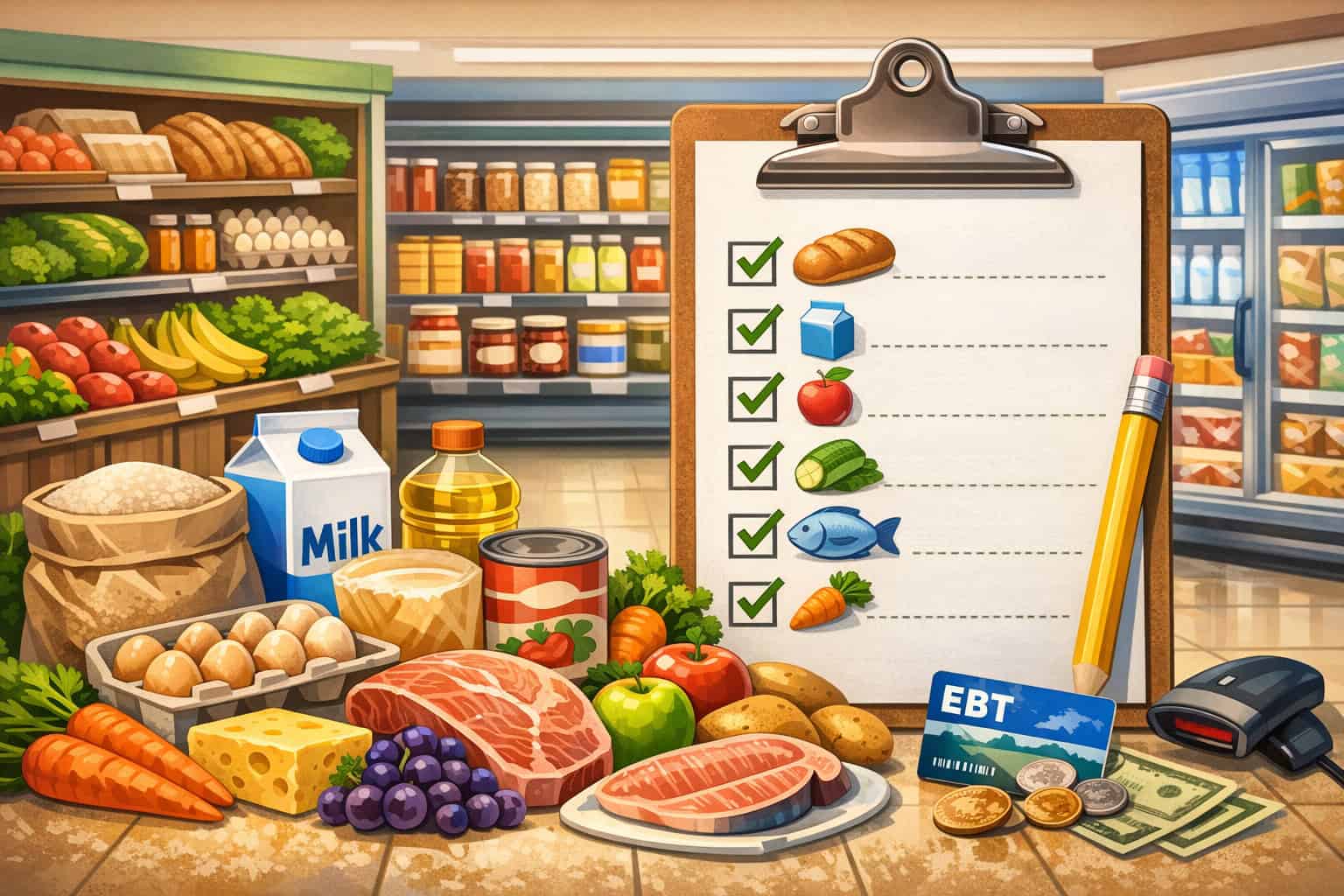 Store inventory readiness checklist: staple foods and eligible food categories