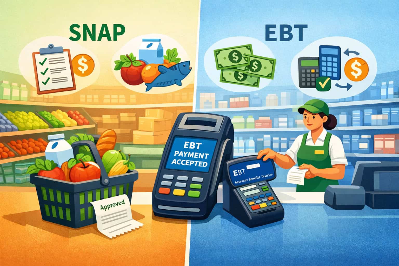 The difference between SNAP and EBT in a retailer’s day-to-day operations