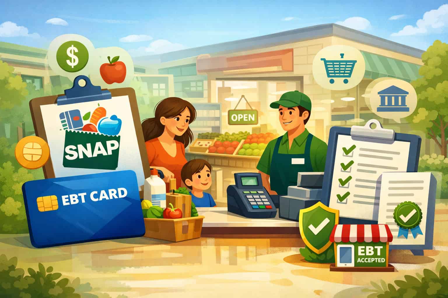 What EBT and SNAP are, and why “EBT retailer requirements” usually means retailer authorization